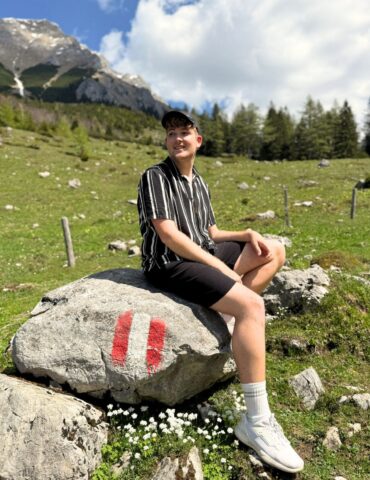 Marc Buchinger beim Wandern in Spital am Pyhrn