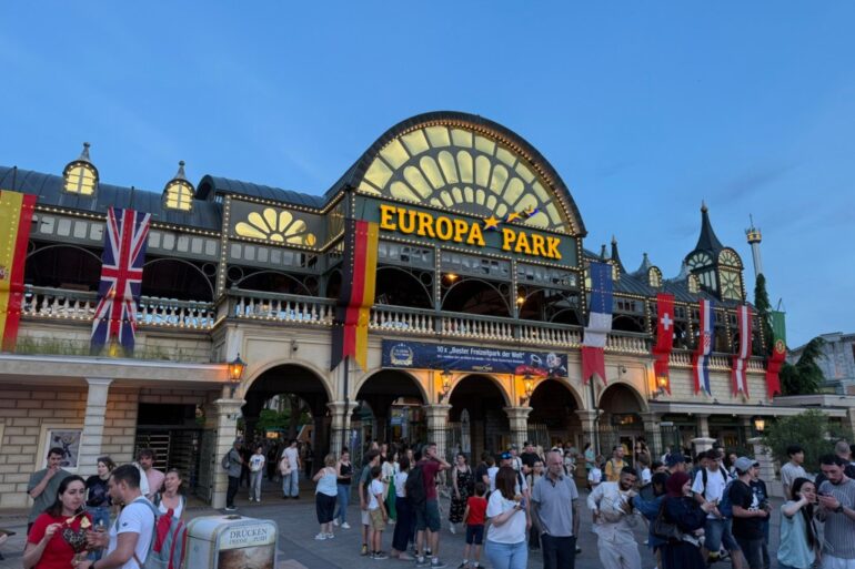 Der Europa-Park Haupteingang